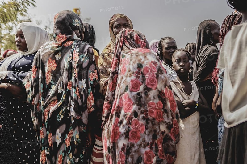 Residents of the Gorom refugee settlement southwest of Juba, 26 Jan. 2024 / Photographed on behalf of the Federal Foreign Office