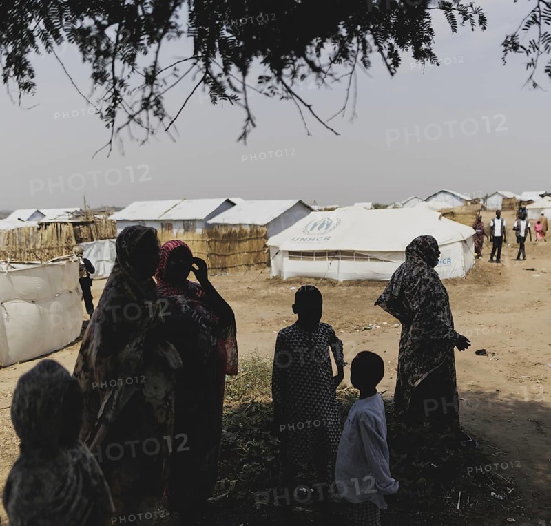 Residents of the Gorom refugee settlement southwest of Juba, 26 Jan. 2024 / Photographed on behalf of the Federal Foreign Office