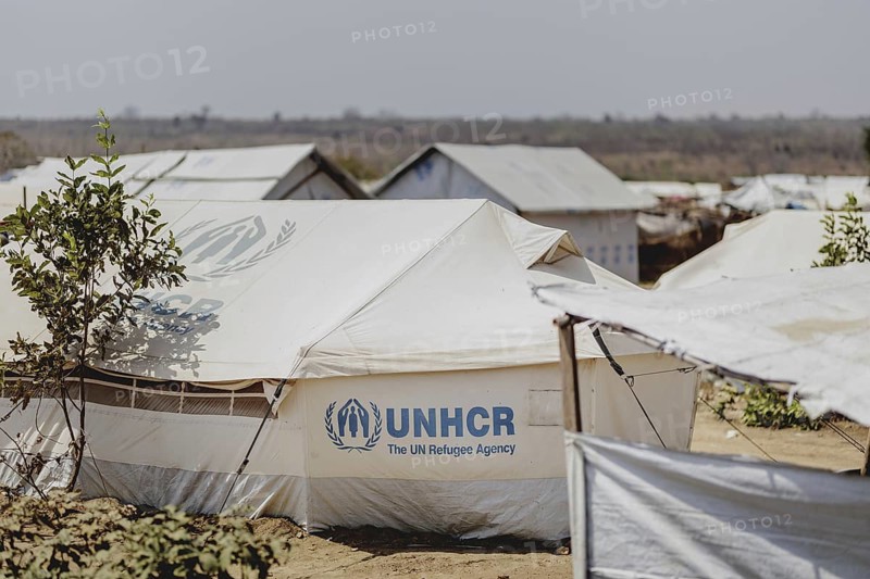 UNHCR tents in the Gorom refugee settlement southwest of Juba, 26 Jan. 2024 / Photographed on behalf of the Federal Foreign Office