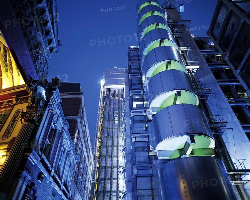 Post-modern headquarters building for the Lloyds insurance and re-insurance market, City of London