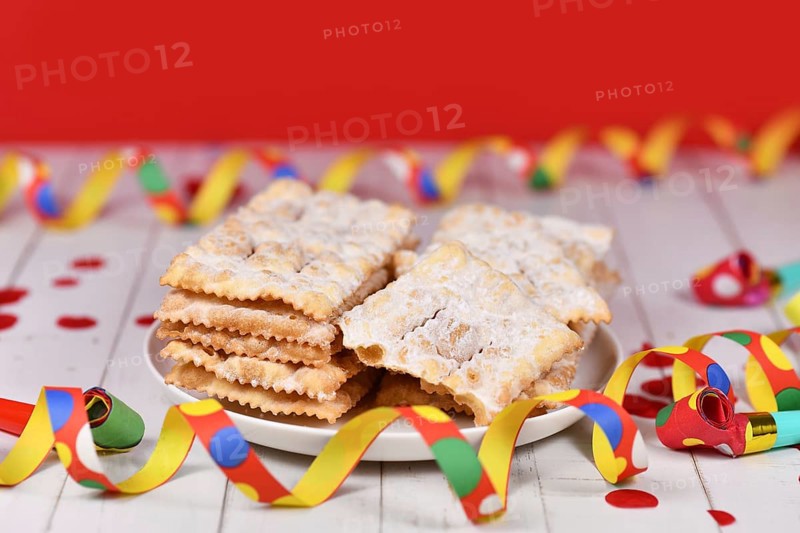Italian dessert snack for carnival season called 'Galani', ' Chiacchiere' or 'Crostoli' depending on region. Also known as Angel Wings pastry