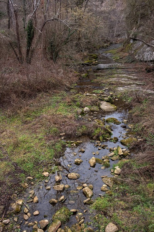 Rupit stream in Catalonia in Spain