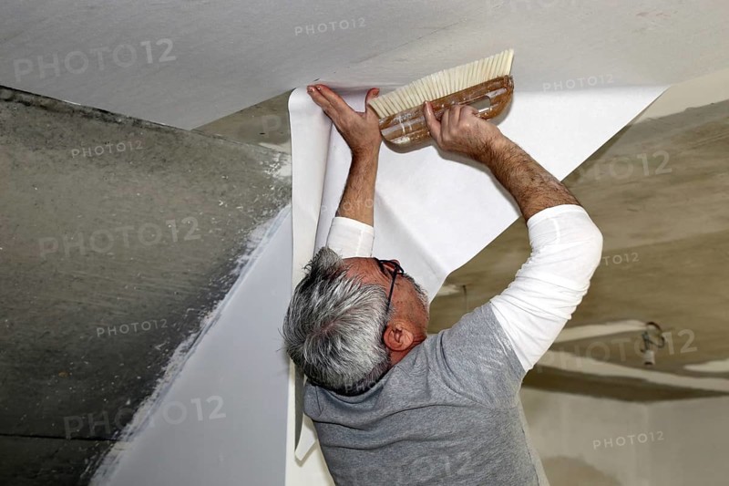Craftsman (painter) for wallpapering work