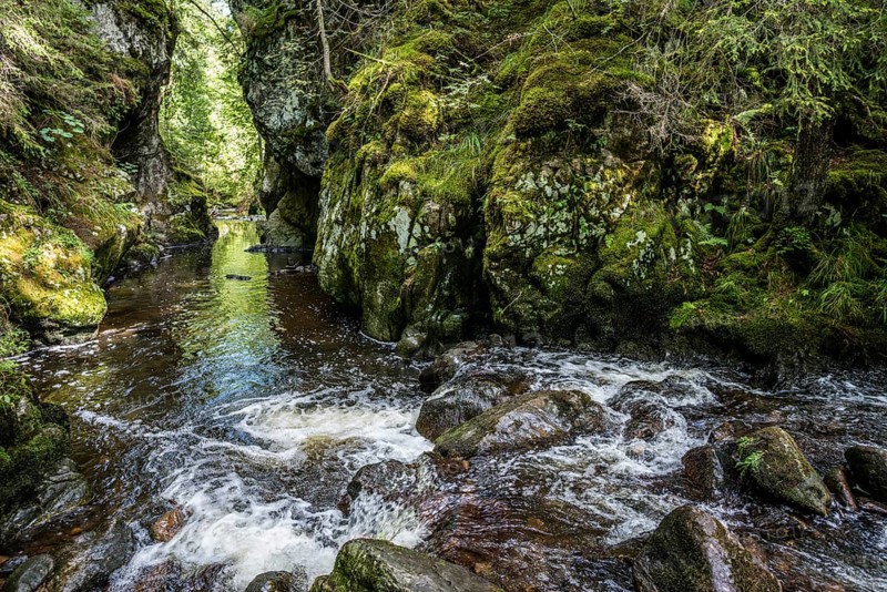 Haslachschlucht, Wutachschlucht, near Lenzkirch, Black Forest, Baden-Wuerttemberg, Germany, Europe