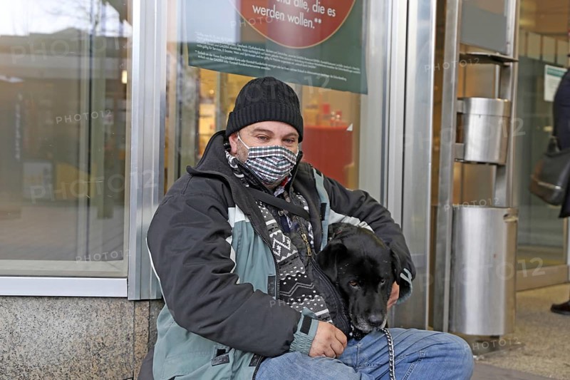 Mannheim, December 2020: Homeless in times of corona. The coronavirus pandemic is exacerbating the situation of homeless people in the country