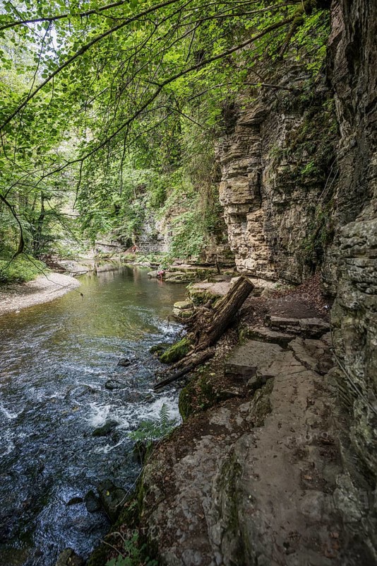 Wutach Gorge, Bonndorf, Baden-Wuerttemberg, Black Forest, Germany, Europe