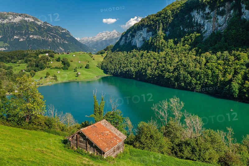 Mountain lake Seeli, Canton Uri, Switzerland, Seeli, Lake Lucerne, Uri, Switzerland, Europe