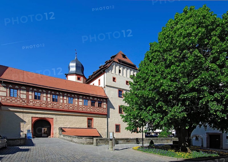 Imperial palace, prince-bishop's castle from the 14th century, Forchheim, Upper Franconia, Bavaria, Germany, Europe