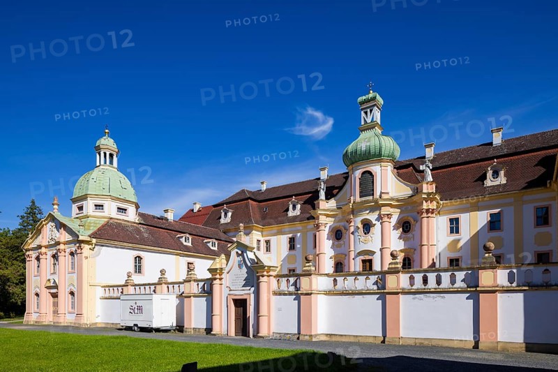 St Marienthal Monastery is a Cistercian abbey in Upper Lusatia in Saxony. It is the oldest nunnery of the order in Germany, which has existed without interruption since its foundation, Ostritz, Saxony, Germany, Europe