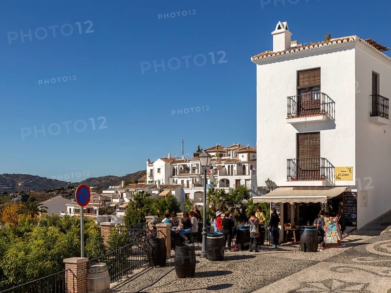 Vinos el Lagar small wine bar shop, Frigiliana, Axarquia, Andalusia, Spain, Europe