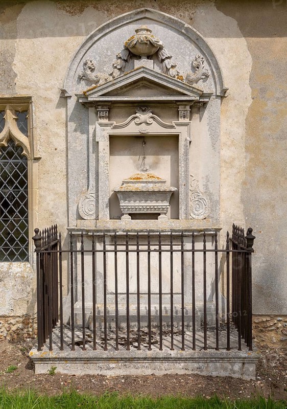 Village parish church of Saint Mary, Badley, Suffolk, England, UK