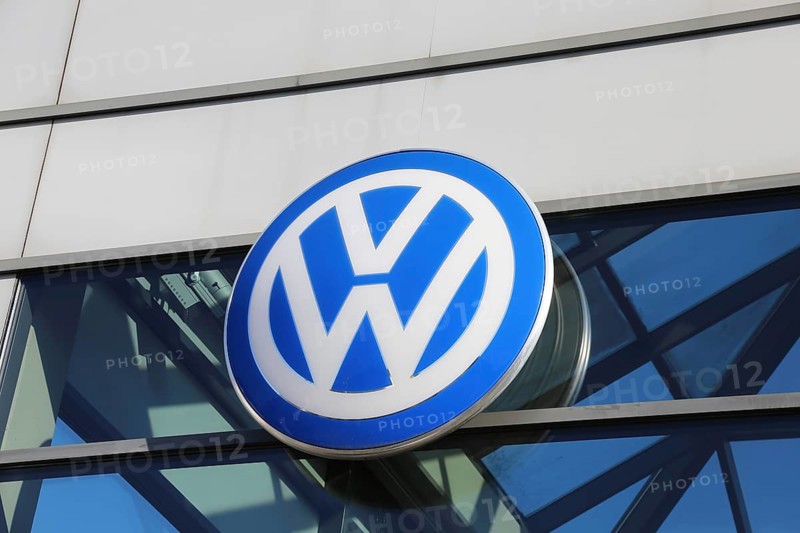 VW logo (Hassloch, Rhineland-Palatinate)