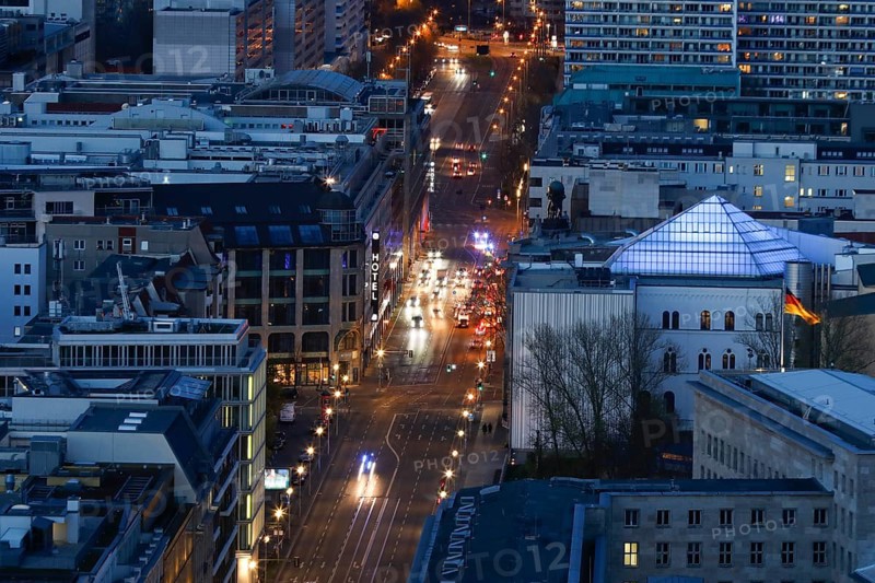 Leipziger Strasse in Berlin Mitte, 20.04.2021
