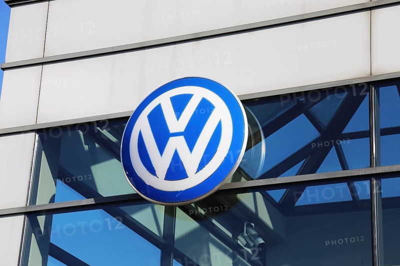 VW logo (Hassloch, Rhineland-Palatinate)