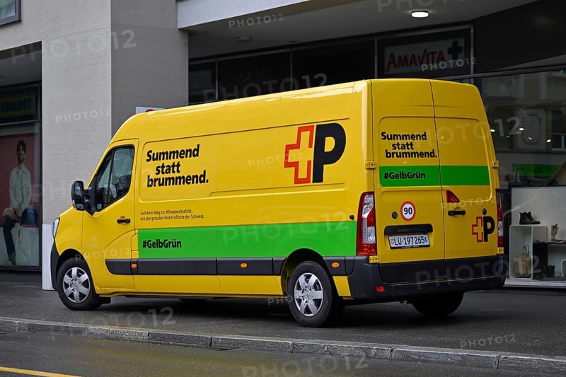 Delivery vans humming the post instead of humming