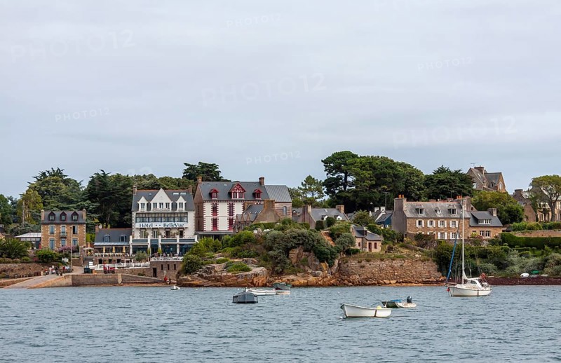 Port-Clos harbour, Ile de Brehat, Departement Cotes-d'Armor, Brittany, France, Europe