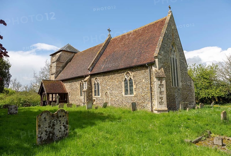 Village parish church of Saint Nicolas, Stanningfield Suffolk, England, UK