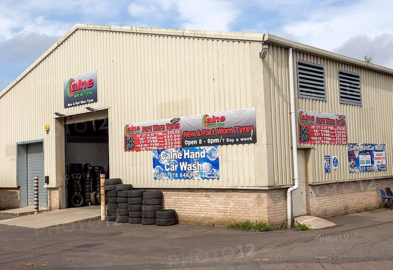 Part Worn Tyres, save on Tyres, Porte Marsh Industrial Estate, Calne, Wiltshire, England, UK
