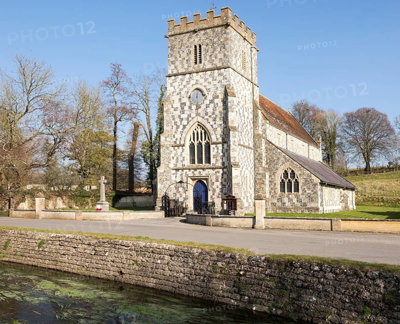 Village parish church of All Saints and St Mary, Chitterne, Wiltshire, England, UK