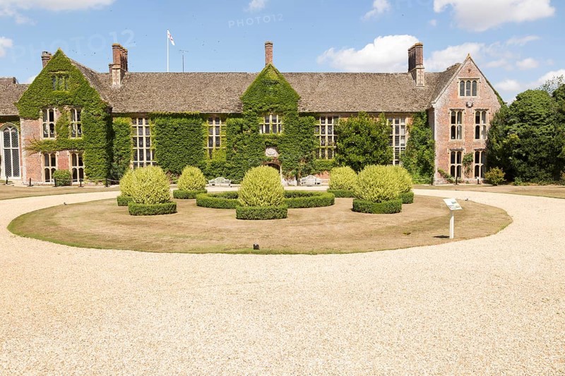 Frontage and entrance to Littlecote House Hotel, Hungerford, Berkshire, England, UK