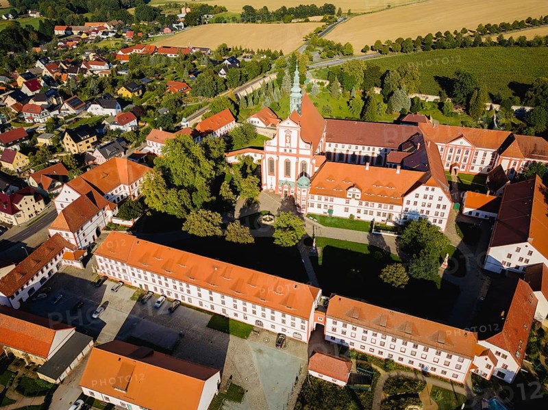 The monastery of St Marienstern is a Cistercian abbey in Panschwitz-Kuckau in the Upper Lusatia region of Saxony. St. Marienstern is an important cultural and religious centre for the Catholic Christians in the area, Panschwitz Kuckau, Saxony, Germany, Europe