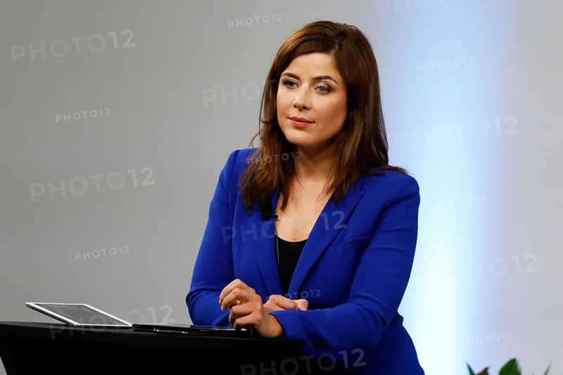 The journalist and presenter Eva-Maria Lemke, Berlin, 19 April 2021