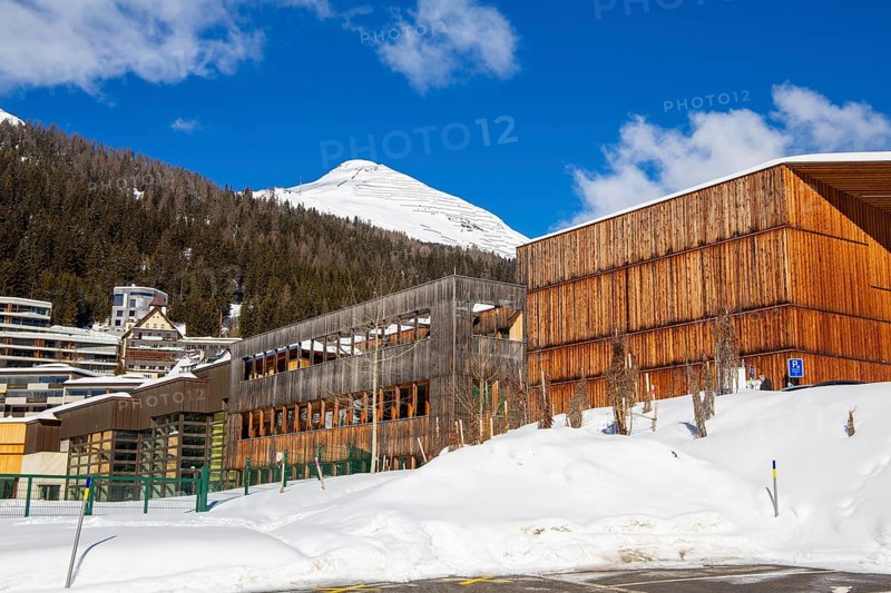 The congress centre in Davos, Switzerland, venue of the annual World Economic Forum (WEF), Europe