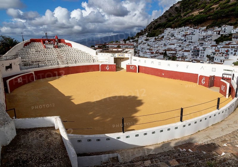Bullring built 1900, Mijas, Costa del Sol, Malaga Province, Andalusia, Spain, Europe