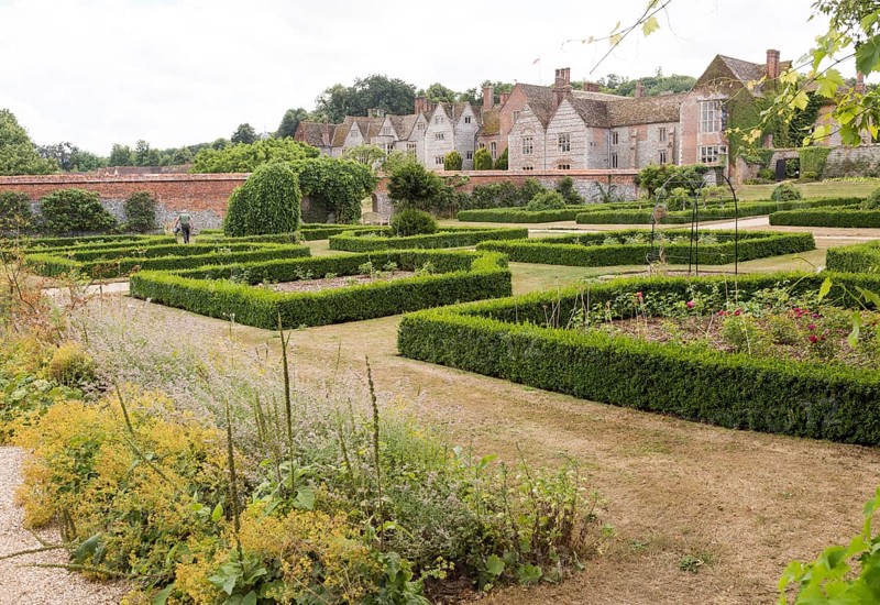 Garden at Littlecote House Hotel, Hungerford, Berkshire, England, UK