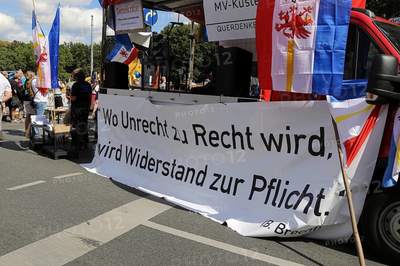 Major demonstration Berlin invites Europe - Festival for peace and freedom Berlin 29 August 2020