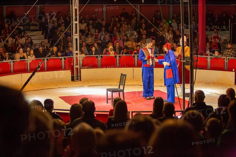 Ludwigshafen 24.12.2023: Performance of the Ludwigshafen Christmas Circus on Christmas Eve