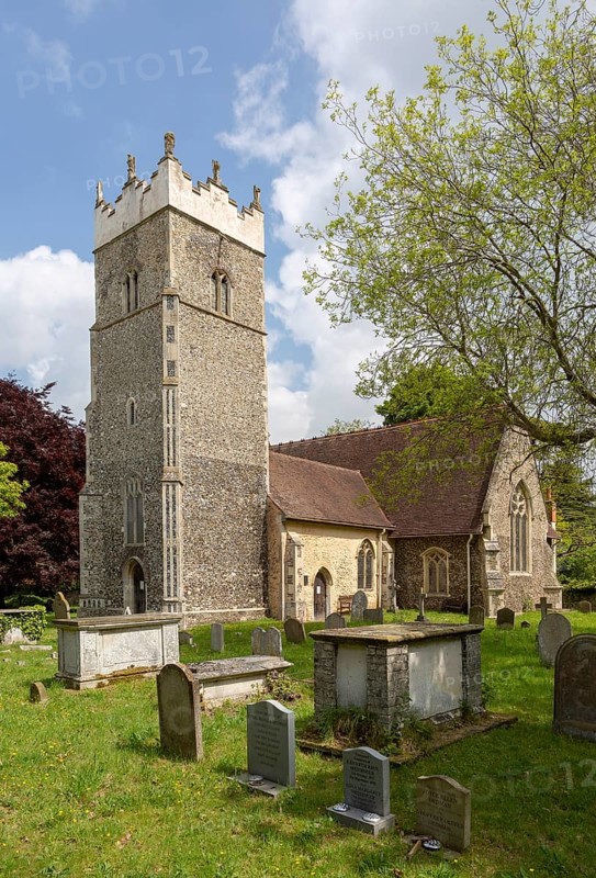 Village parish church of Saint Peter, Claydon, Suffolk, England, UK