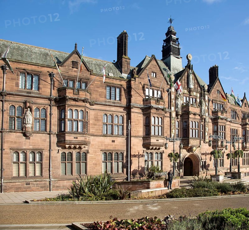 The Council House building opened 1917, Tudor style 20th century architecture, Coventry, England, UK