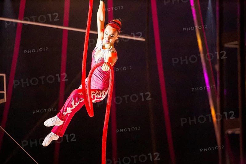 Ludwigshafen 24.12.2023: Performance of the Ludwigshafen Christmas Circus on Christmas Eve
