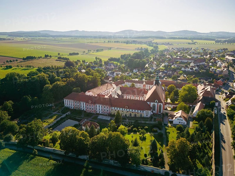 The monastery of St Marienstern is a Cistercian abbey in Panschwitz-Kuckau in the Upper Lusatia region of Saxony. St. Marienstern is an important cultural and religious centre for the Catholic Christians in the area, Panschwitz Kuckau, Saxony, Germany, Europe