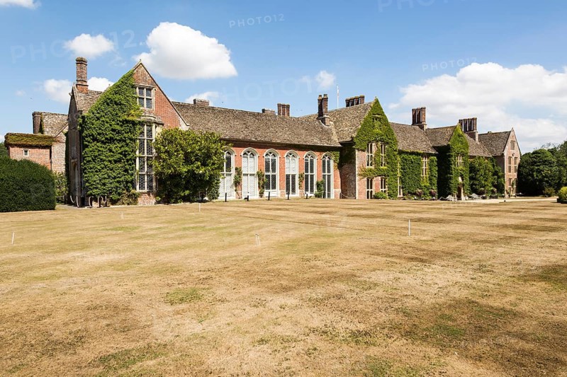 Frontage and entrance to Littlecote House Hotel, Hungerford, Berkshire, England, UK