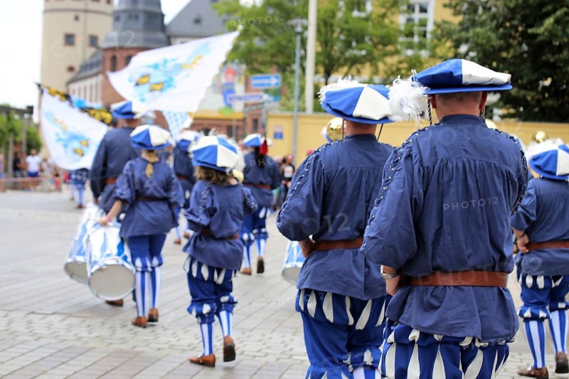 Fanfare band at the Speyer Brezelfest (Speyer, Rhineland-Palatinate 15/07/2018)
