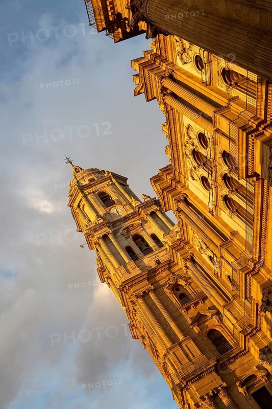Historic cathedral church Malaga, Catedral de la Encarnacion de Malaga, Andalusia, Spain, Europe