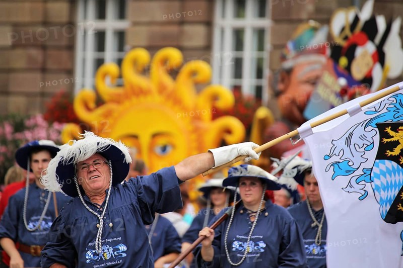 Fanfare band at the Speyer pretzel festival