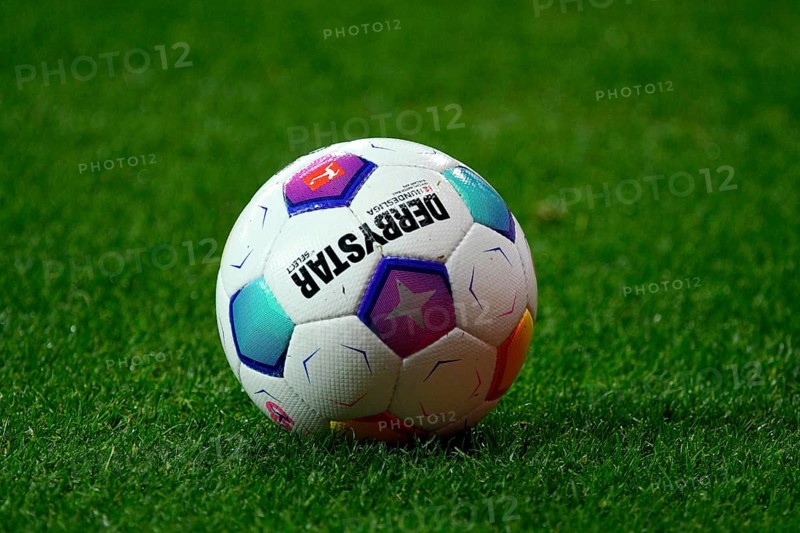 BayArena Leverkusen, 6.2.2024, Football: DFB Pokal 2023/24 quarter-final, Bayer 04 Leverkusen (B04) vs VfB Stuttgart (VFB) - Derbystar match ball (DFL DFB REGULATIONS PROHIBIT ANY USE OF PHOTOGRAPHS AS IMAGE SEQUENCES AND/OR QUASI-VIDEO)