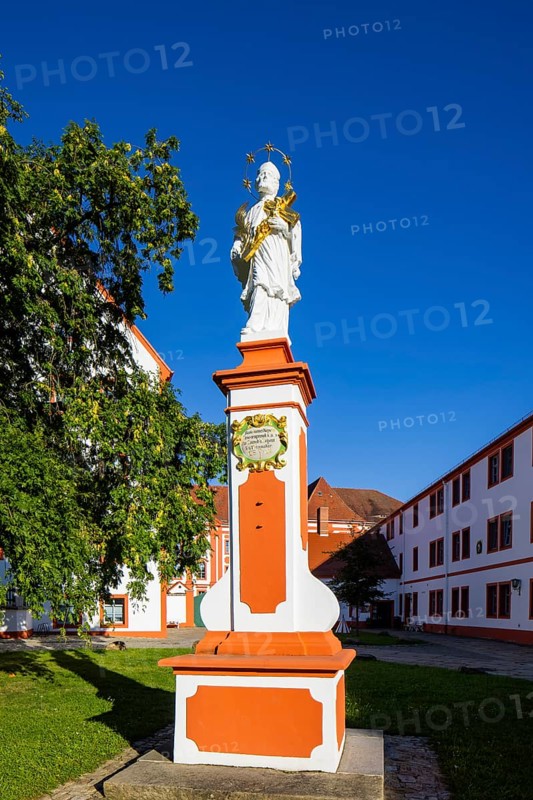The monastery of St Marienstern is a Cistercian abbey in Panschwitz-Kuckau in the Upper Lusatia region of Saxony. St. Marienstern is an important cultural and religious centre for the Catholic Christians in the area, Panschwitz Kuckau, Saxony, Germany, Europe