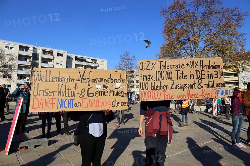 Speyer: Corona protests against the federal government's measures. The protests were organised by the Querdenken 6232 Speyer initiative