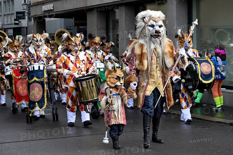 Guggenmusik Tambourmajor