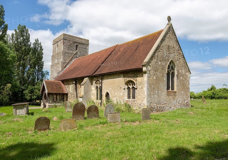 Village parish church of Saint Catherine, Ringshall, Suffolk, England, UK