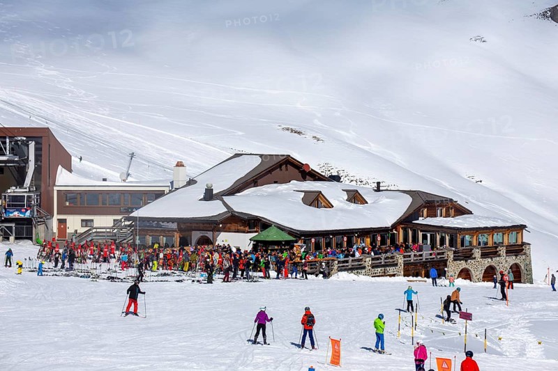 The Parsennhuette in Davos, Switzerland. Switzerland has ended almost all corona measures