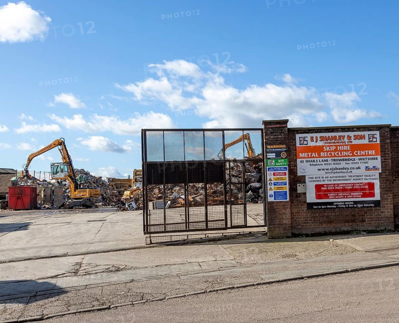 Shanley and Son metal recycling centre, Trowbridge, Wiltshire, England, UK