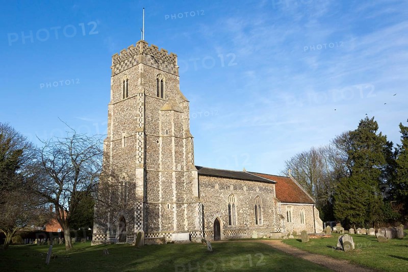 Village parish church of Saints Peter and Paul, Pettistree, Suffolk, England, UK