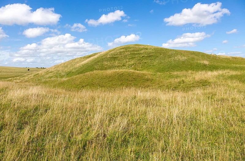 Adam's Grave prehistoric neolithic long barrow, Alton Barnes, Wiltshire, England, UK