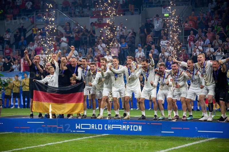 Fistball World Championship from 22 July to 29 July 2023 in Mannheim: Germany is Fistball World Champion. In the final, the German team beat Austria in 4:0 sets