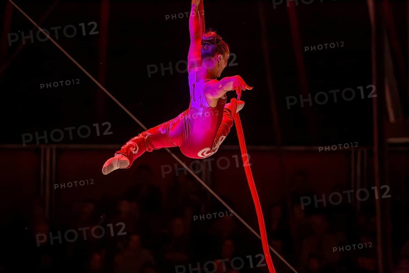 Ludwigshafen 24.12.2023: Performance of the Ludwigshafen Christmas Circus on Christmas Eve